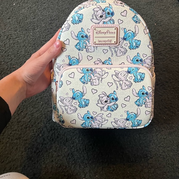 Disney Bags Stitch And Angel Mini Backpack Disney Land Backpack